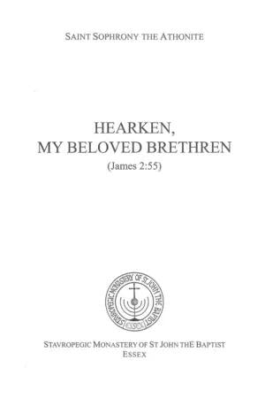 Hearken my Beloved Brethren