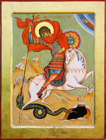 Saint George and the Dragon Icon