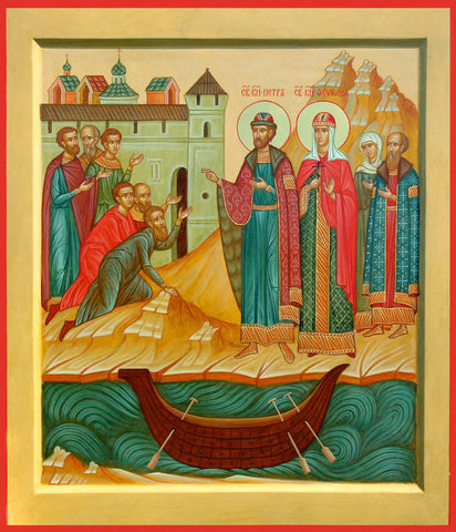 Saints Peter and Fevronia Icon