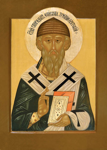 Saint Spyridon of Tremithus Icon