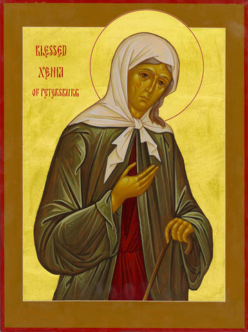 Saint Xenia of St Petersburg Icon