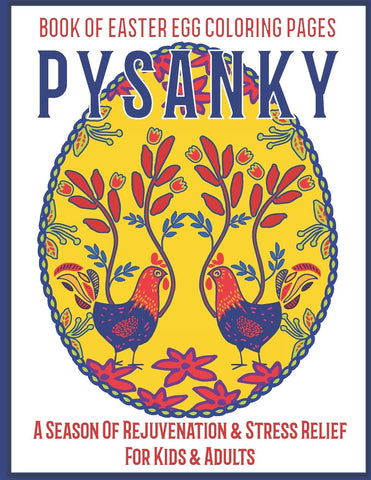 Pysanky Book of Easter Egg Coloring Pages (Starlight 2023)