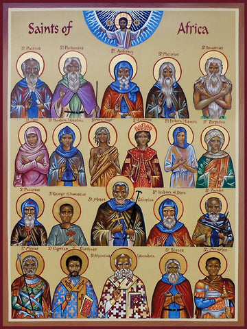Saints of Africa Icon