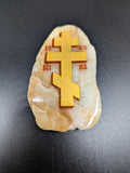 Quartz Icon of the Holy Face of Christ