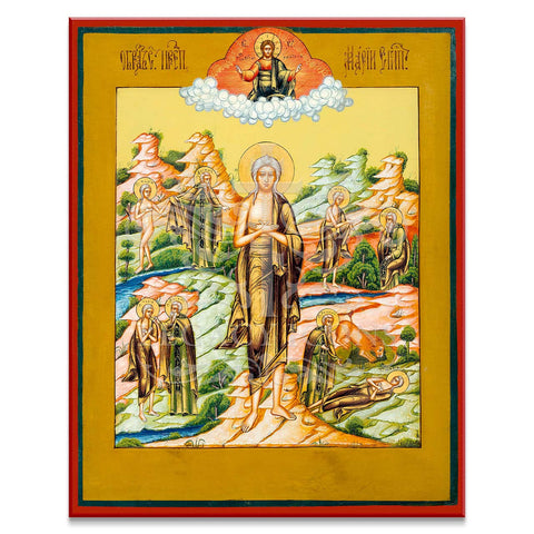 Saint Mary of Egypt (Old Believer) Icon