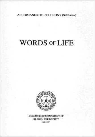 Words of Life (St Sophrony - 1998, reprint 2015)